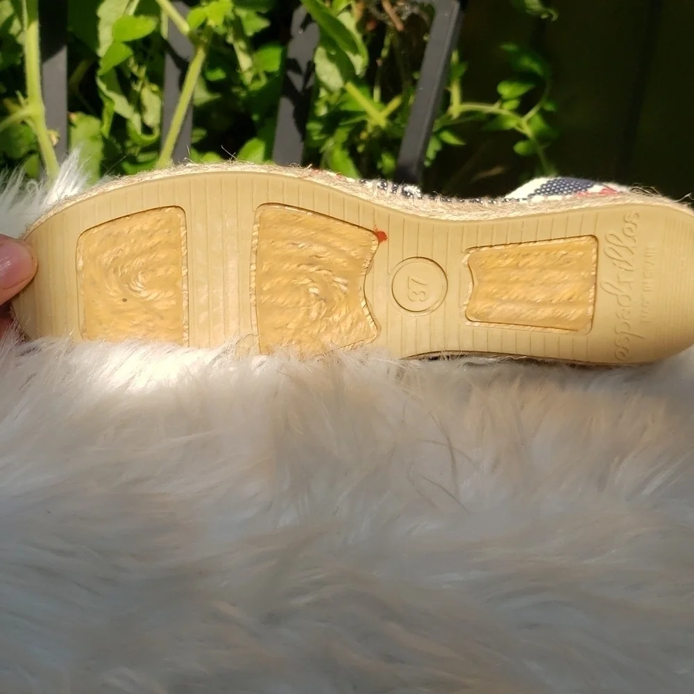 LARA ESPADRILLE Red White Blue 37